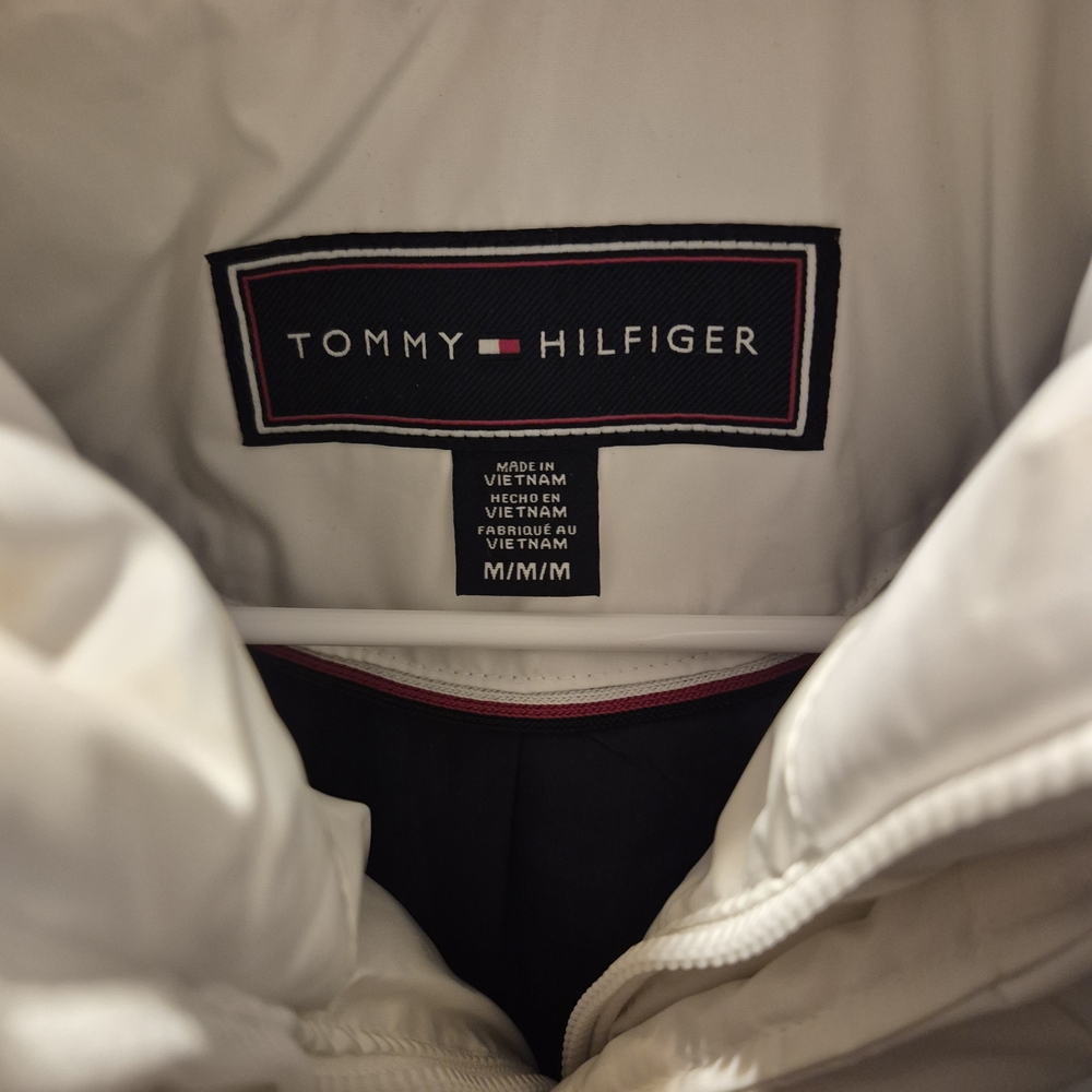 M Tommy Hilfiger White Puffer Jacket WOMANS - Picture 11 of 13